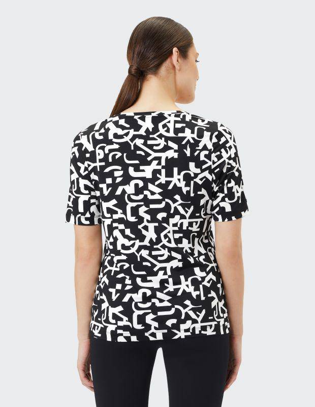 Joy Sportswear T-Shirt LOTTA T-Shirt mit grafischem Allover Print Blitzangebot