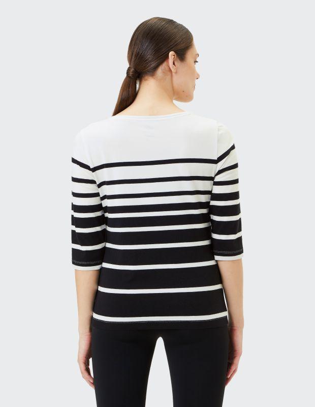 Joy Sportswear 3/4-Arm-Shirt LISA Shirt mit zweifarbigem Ringeldesign Neuheiten