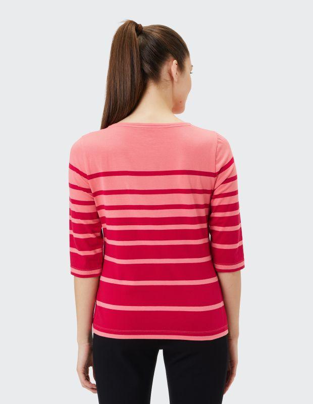 Joy Sportswear 3/4-Arm-Shirt LISA Shirt mit zweifarbigem Ringeldesign Kauf eins, bekomm eins gratis