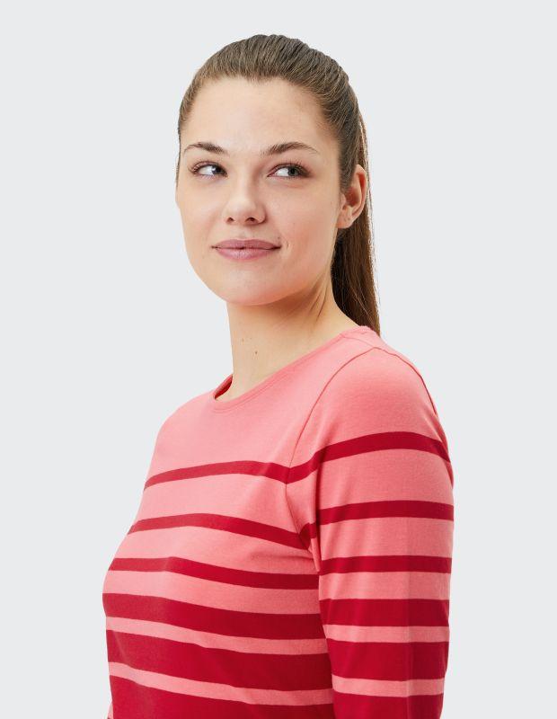 Joy Sportswear 3/4-Arm-Shirt LISA Shirt mit zweifarbigem Ringeldesign Kauf eins, bekomm eins gratis