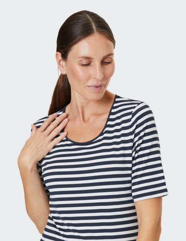 Joy Sportswear T-Shirt ALLISON Feiner Ringel im maritimen Look Speichern exportieren