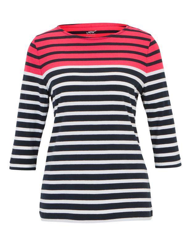 Joy Sportswear 3/4-Arm-Shirt CELIA T-Shirt mit feinem Ringeldessign Online Outlet