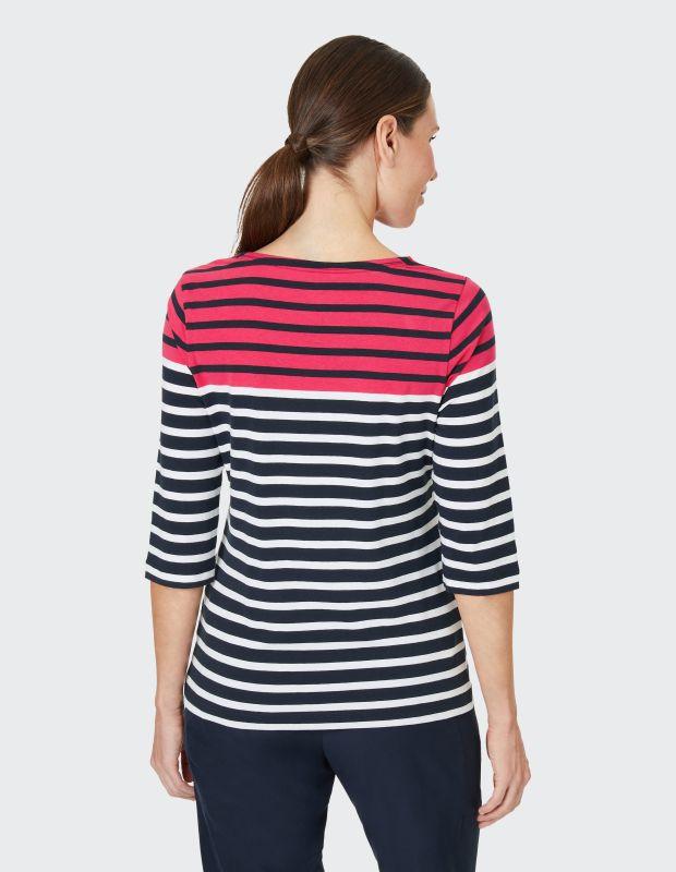 Joy Sportswear 3/4-Arm-Shirt CELIA T-Shirt mit feinem Ringeldessign Online Outlet