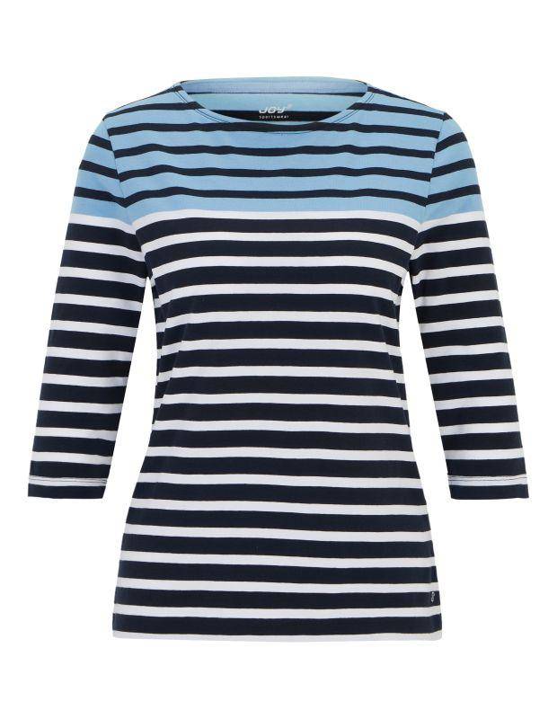 Joy Sportswear 3/4-Arm-Shirt CELIA T-Shirt mit feinem Ringeldessign Bestseller