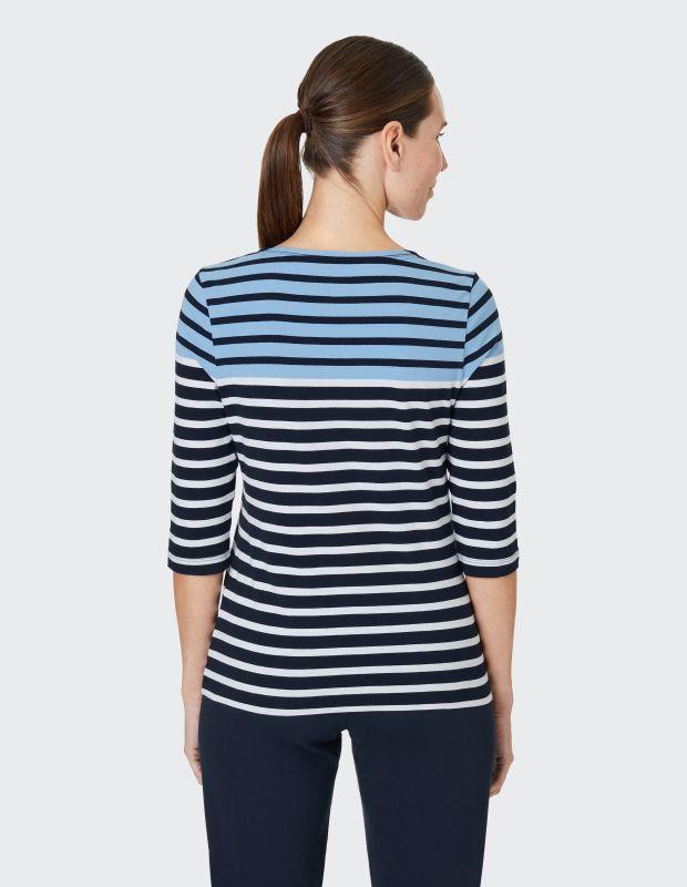 Joy Sportswear 3/4-Arm-Shirt CELIA T-Shirt mit feinem Ringeldessign Bestseller