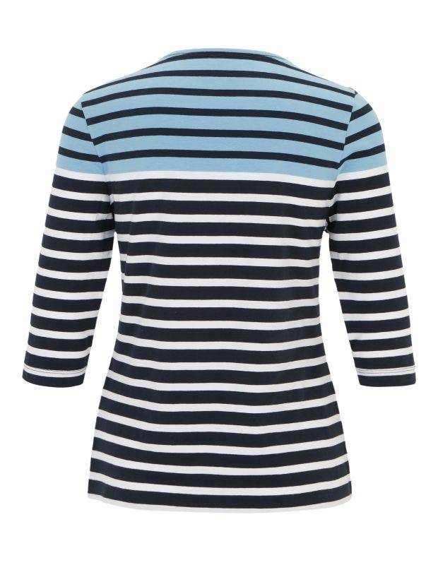 Joy Sportswear 3/4-Arm-Shirt CELIA T-Shirt mit feinem Ringeldessign Bestseller