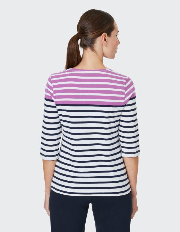 Joy Sportswear 3/4-Arm-Shirt CELIA T-Shirt mit feinem Ringeldessign Saisonale Angebote