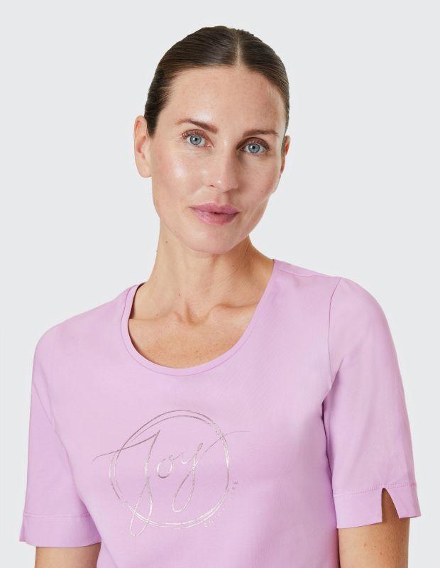 Joy Sportswear T-Shirt SIA T-Shirt mit metallischem Druck Räumungsverkauf