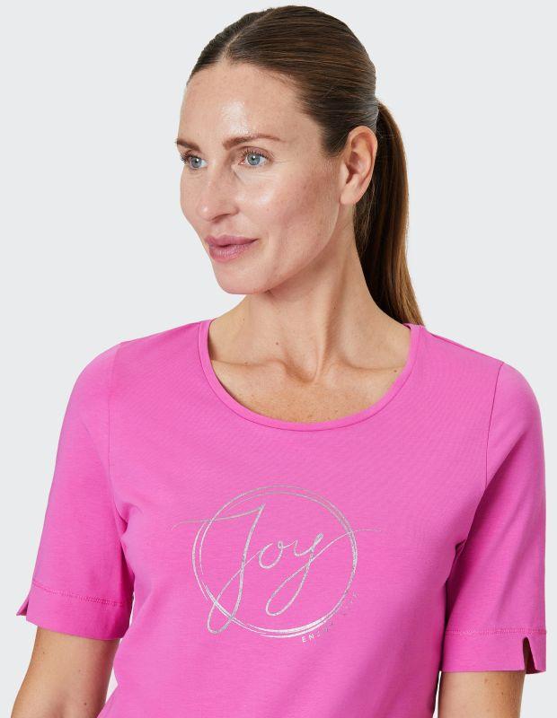 Joy Sportswear T-Shirt SIA T-Shirt mit metallischem Druck Kauf eins, bekomm eins gratis