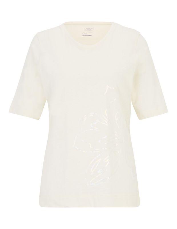 Joy Sportswear T-Shirt CHLOE T-Shirt mit schillerndem Blumendruck Bis zu 60% Rabatt
