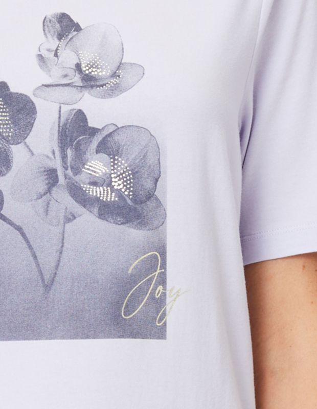 Joy Sportswear T-Shirt TALA Lockeres Shirt mit floralem Frontprint Rabatte dieses Monats