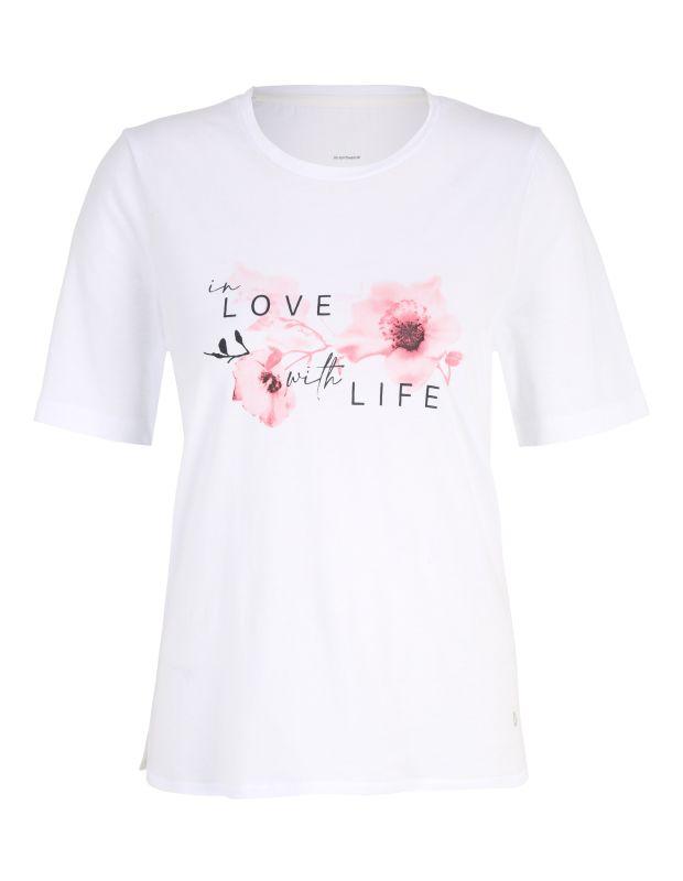 Joy Sportswear T-Shirt LUZIE Lockeres Shirt mit floralem Front-Print Verkauf