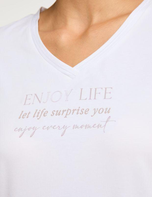 Joy Sportswear T-Shirt JIL Stilvolles T-Shirt mit abgerundetem Saum Saisonschlussverkauf