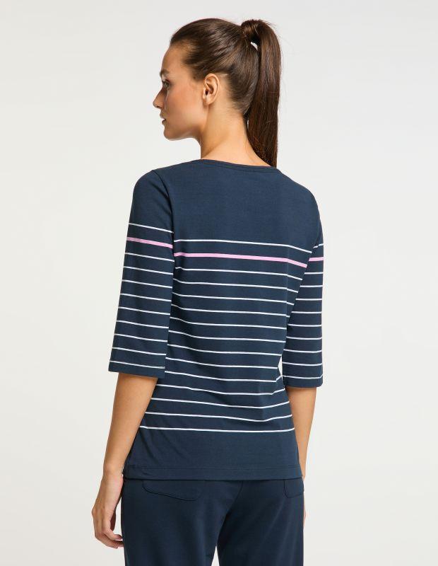 Joy Sportswear 3/4-Arm-Shirt LEILA 3/4-Arm-Shirt mit Streifen Jubiläumsangebot