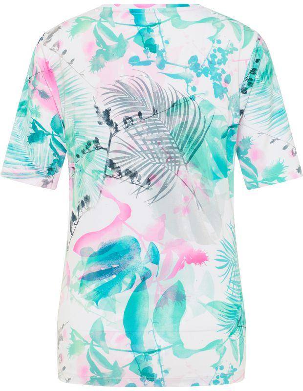 Joy Sportswear T-Shirt CLARA Rundhalsshirt mit tropischem Druckmotiv Exklusive Angebote