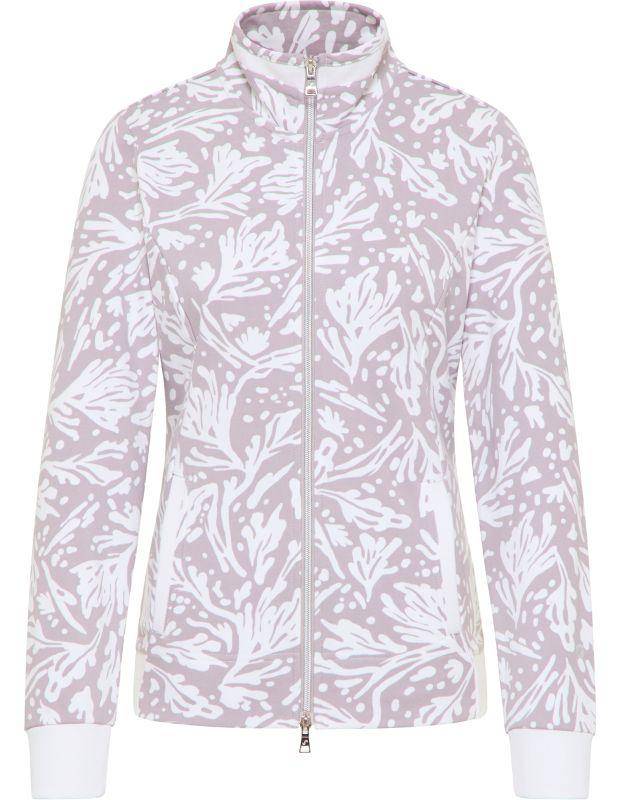 Joy Sportswear Jacke NEDA Gemütliche Sweatjacke mit Allover-Print Nur noch ein Tag übrig
