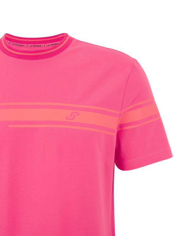 Joy Sportswear T-SHIRT JERSEY G-Style T-Shirt mit Streifen- und Label Print Neueste Stile