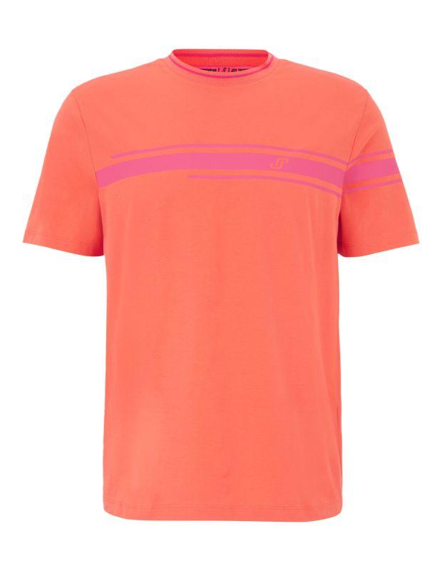 Joy Sportswear T-SHIRT JERSEY G-Style T-Shirt mit Streifen- und Label Print Bis zu 50% Rabatt
