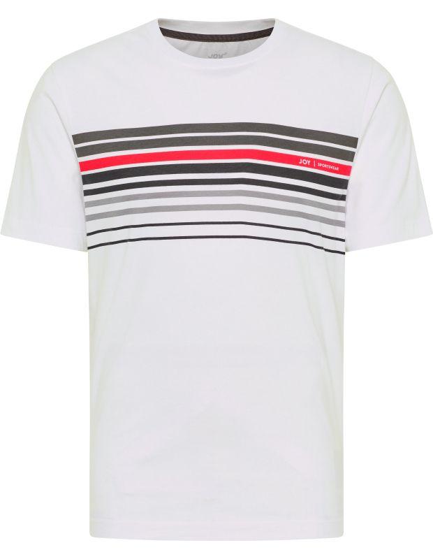 Joy Sportswear T-Shirt JORIS T-Shirt mit modischem Streifendruck Fabrikladen