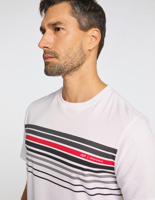 Joy Sportswear T-Shirt JORIS T-Shirt mit modischem Streifendruck Fabrikladen