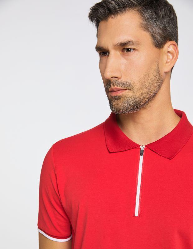 Joy Sportswear Poloshirt MIO Poloshirt mit Kontraststreifen zollfrei