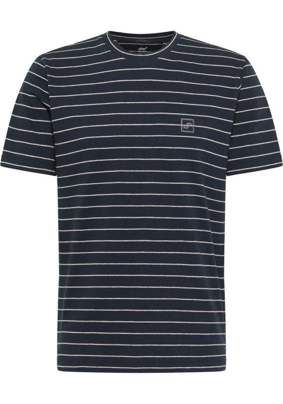 Joy Sportswear Sportshirt DELIAN Gestreiftes T-Shirt aus 100% Baumwolle Verkauf