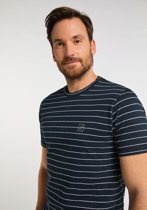 Joy Sportswear Sportshirt DELIAN Gestreiftes T-Shirt aus 100% Baumwolle Verkauf