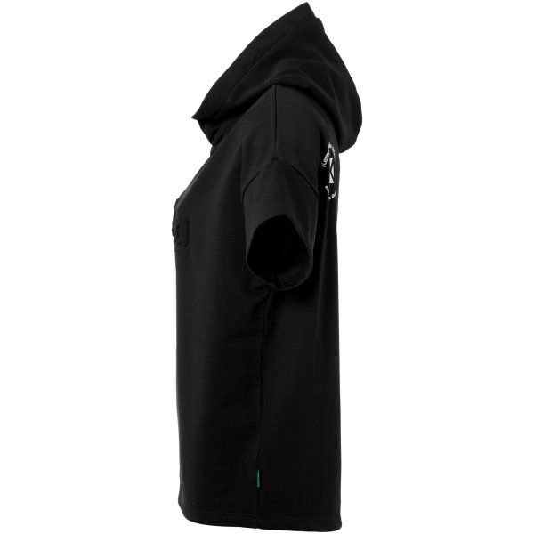Kempa Hood Shirt Women Black & White Schlussverkauf