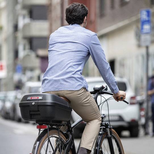 Klickfix große Fahrradbox – zur permanenten Montage am Gepäckträger Vierteljährliche Förderung