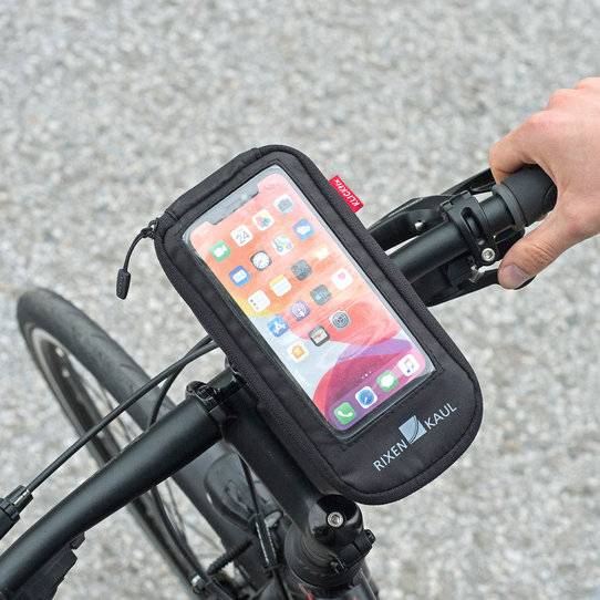 Klickfix Genähte Tasche für Smartphones mit Extrafach Kostenloser Versand