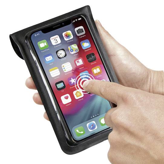 Klickfix wasserdicht verschweißte flache Textiltasche für Smartphones Fabrikpreis