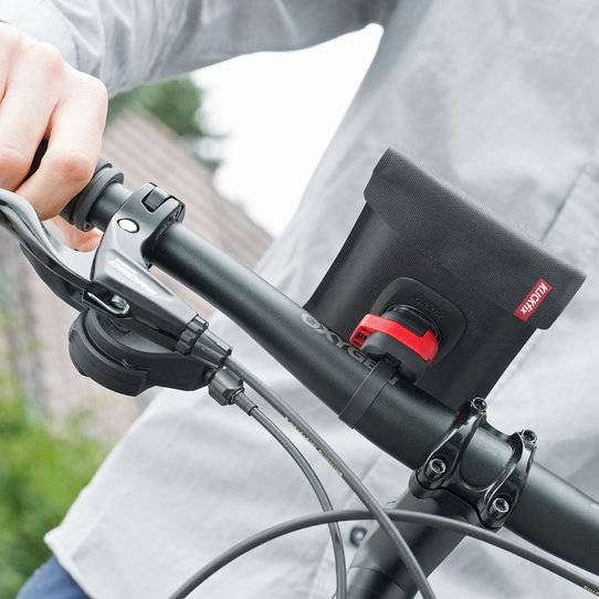 Klickfix wasserdicht verschweißte flache Textiltasche für Smartphones Fabrikpreis