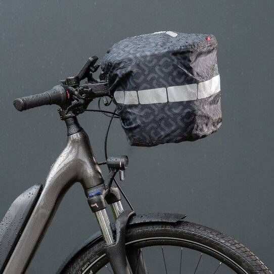 Klickfix Regenhülle mit Reflektor – ideal für Bikebaskets oder Lenkerkörbe Räumungsverkauf