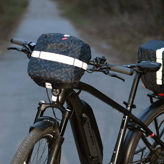 Klickfix Regenhülle mit Reflektor – ideal für Roomy oder kompakte Lenkertaschen Kauf eins, bekomm eins gratis
