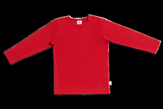 Leela Cotton 2064 | Baby Basic Langarmshirt - Ziegelrot JETZT KAUFEN