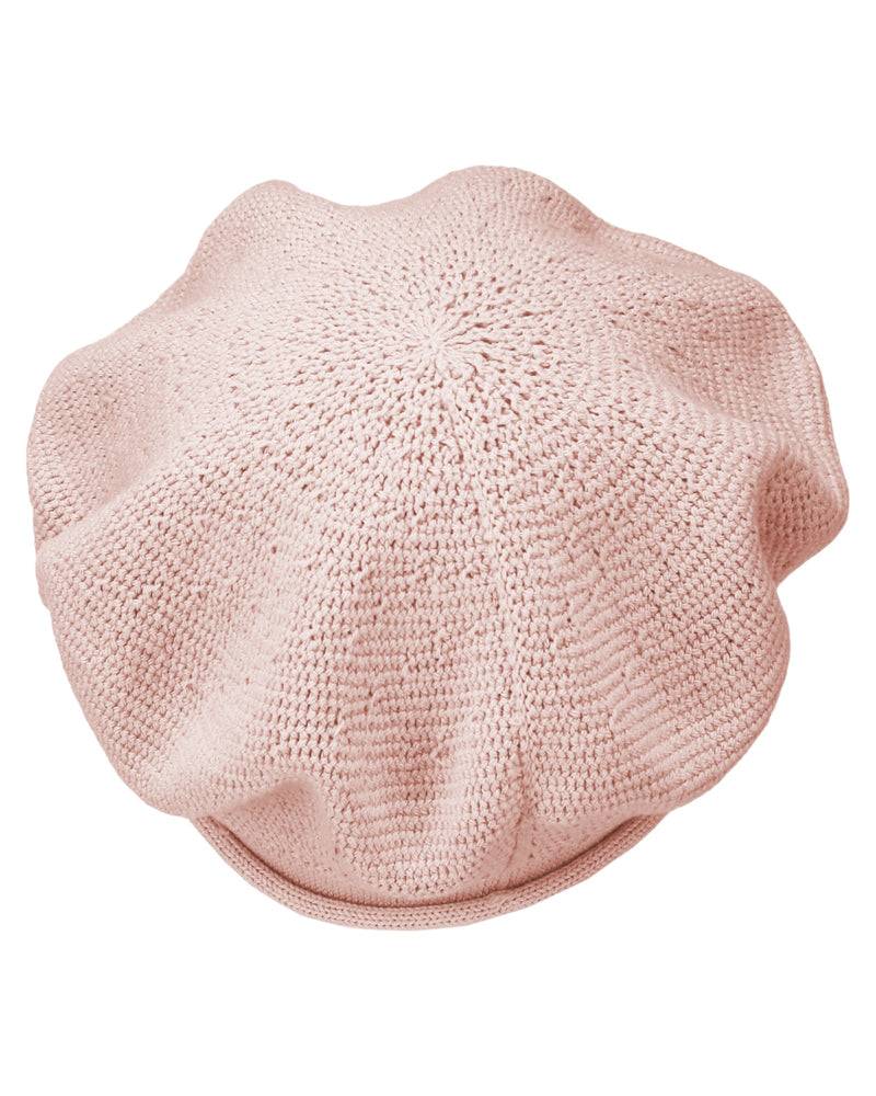 Loevenich Modische Baumwoll-Baskenmütze für Damen - Nude Super Sparpreis