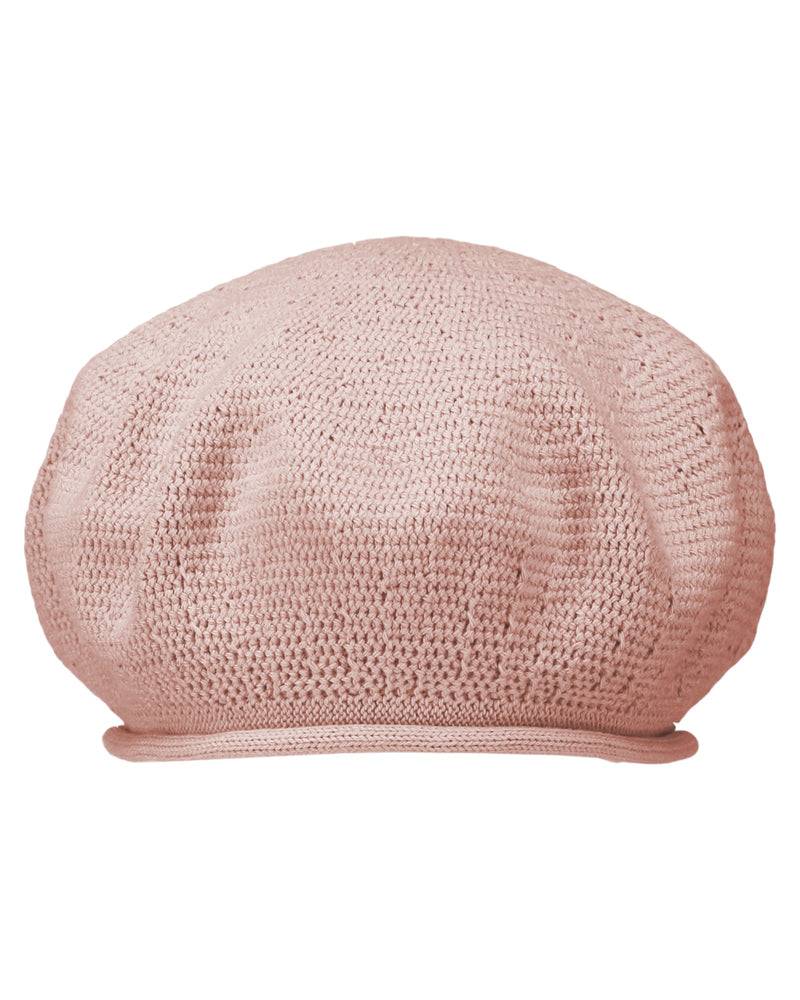 Loevenich Modische Baumwoll-Baskenmütze für Damen - Nude Super Sparpreis