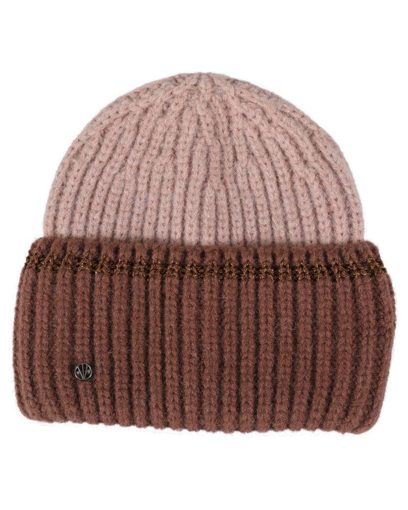 Loevenich SET Strickmütze + Schal - Puder-Cognac Nur noch ein Tag übrig