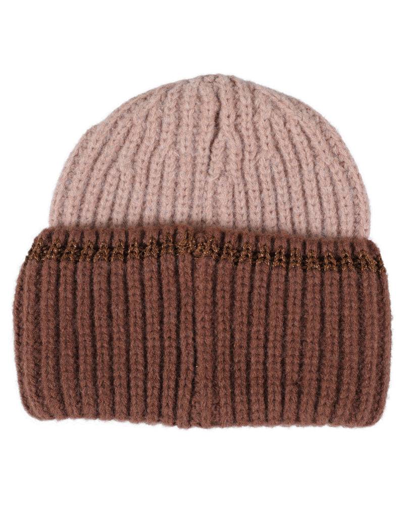 Loevenich SET Strickmütze + Schal - Puder-Cognac Nur noch ein Tag übrig