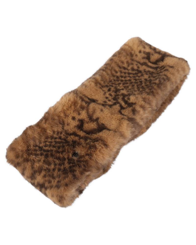 Loevenich Fakefur-Stirnband - Kamel 2025