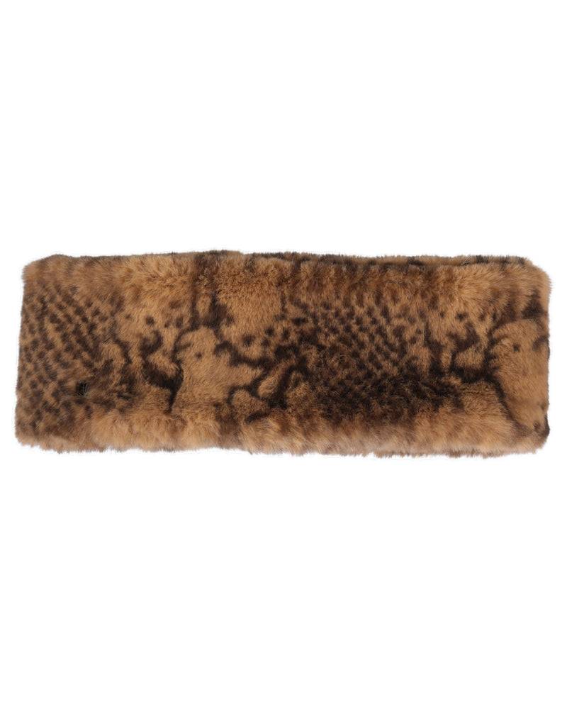 Loevenich Fakefur-Stirnband - Kamel 2025