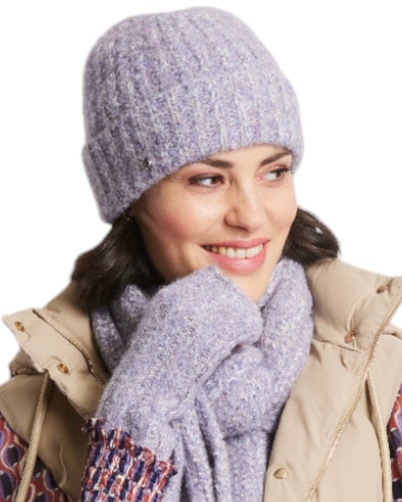 Loevenich Strickmütze - Multi Violett im Angebot