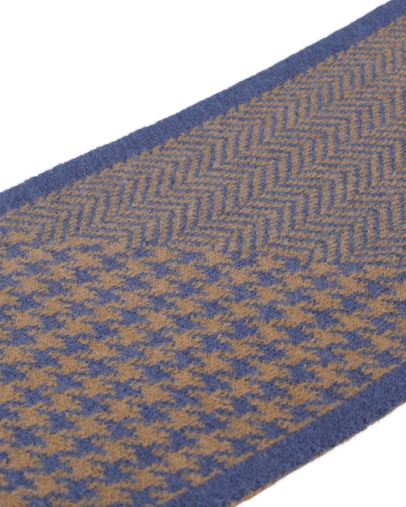 Loevenich Schal 2'farbig - Kamel-Blau Sonderangebot