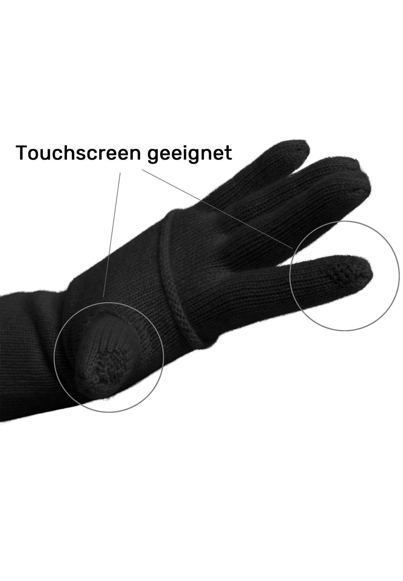 Loevenich Fingerhandschuhe - Schwarz Günstig kaufen