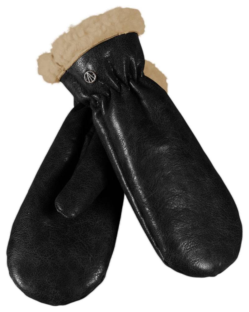 Loevenich Kunstleder Handschuhe - Schwarz Versandkostenfrei