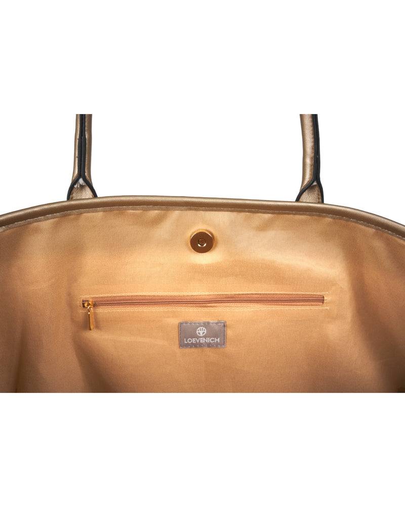 Loevenich Korbtasche-Gold Begrenztes Angebot