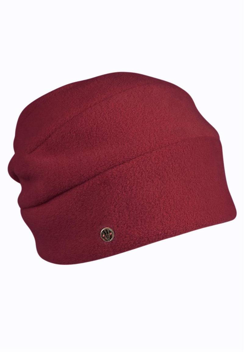 Loevenich Beanie aus PolarSoft® Fleece - Dunkelrot Letzter Tag