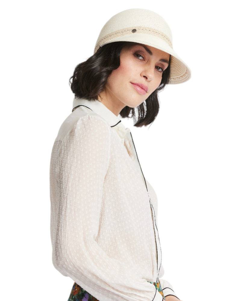 Loevenich Baseball Cap aus softer melange Papierborte-Creme-Natur Speichern exportieren