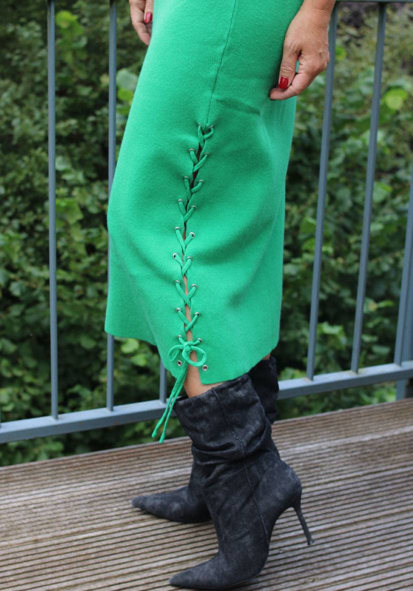 Miss Goodlife Skirt Knitted – green Bestseller