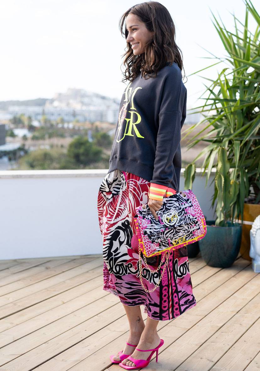 Miss Goodlife Maxirock Love Good Vibes Bis zu 60% Rabatt